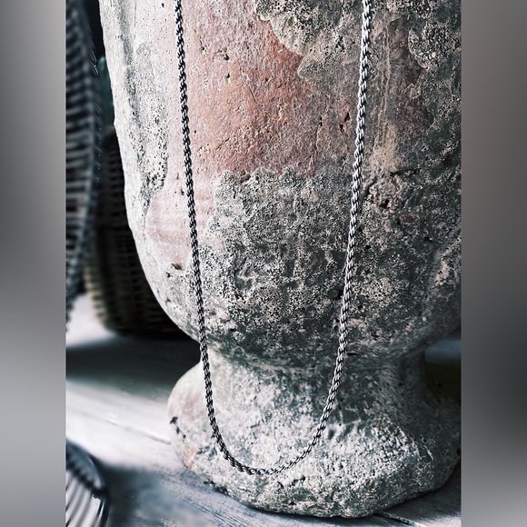 chain Vintage Sterling Silver Rope Chain - Picture 10 of 10